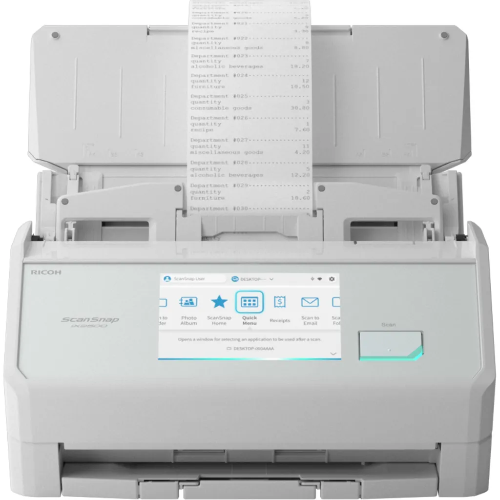 Scanner Bureau Ricoh ScanSnap iX1500 pour Dématérialisation et Archivage Cloud - 3