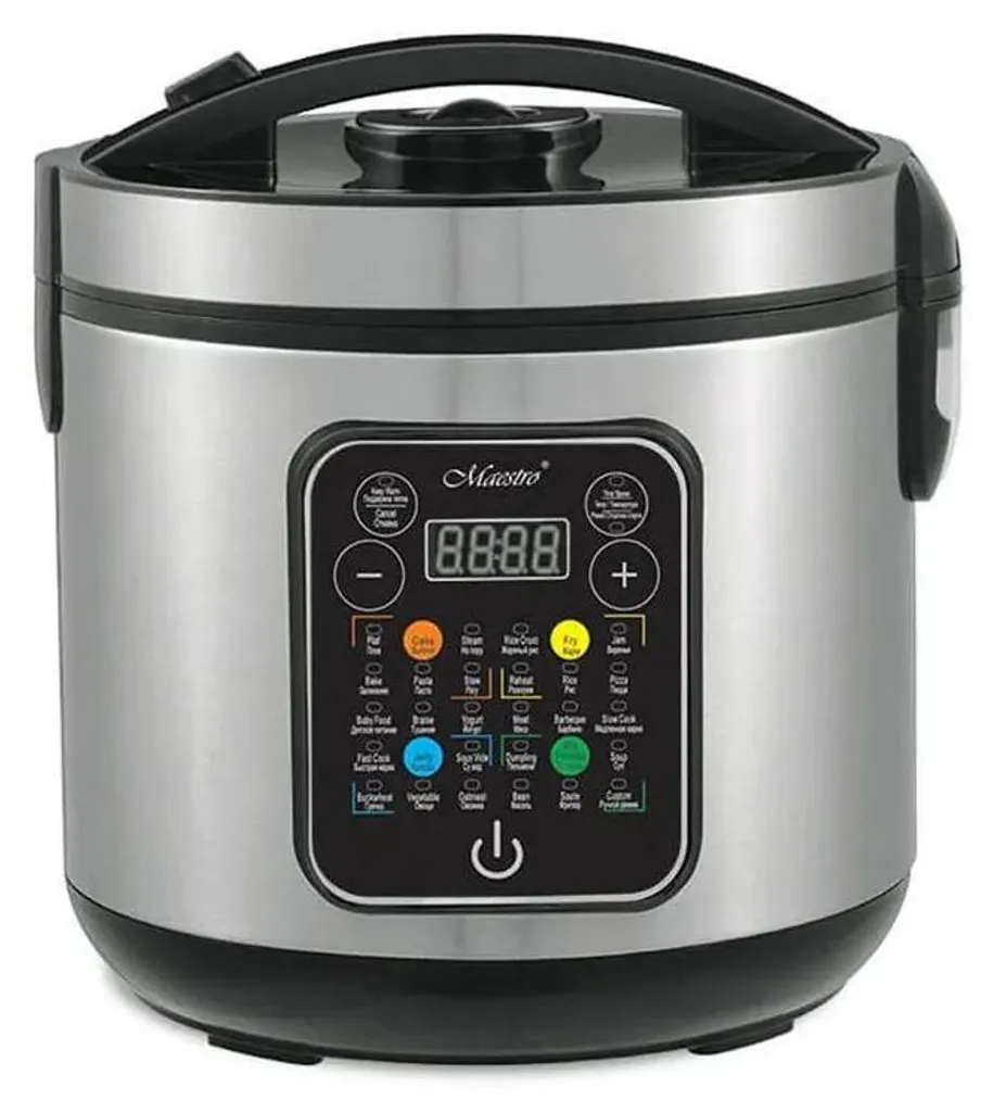 Multicuiseur 900W Maestro MR-794 en Acier Satiné - Capacité 5 Litres Pro