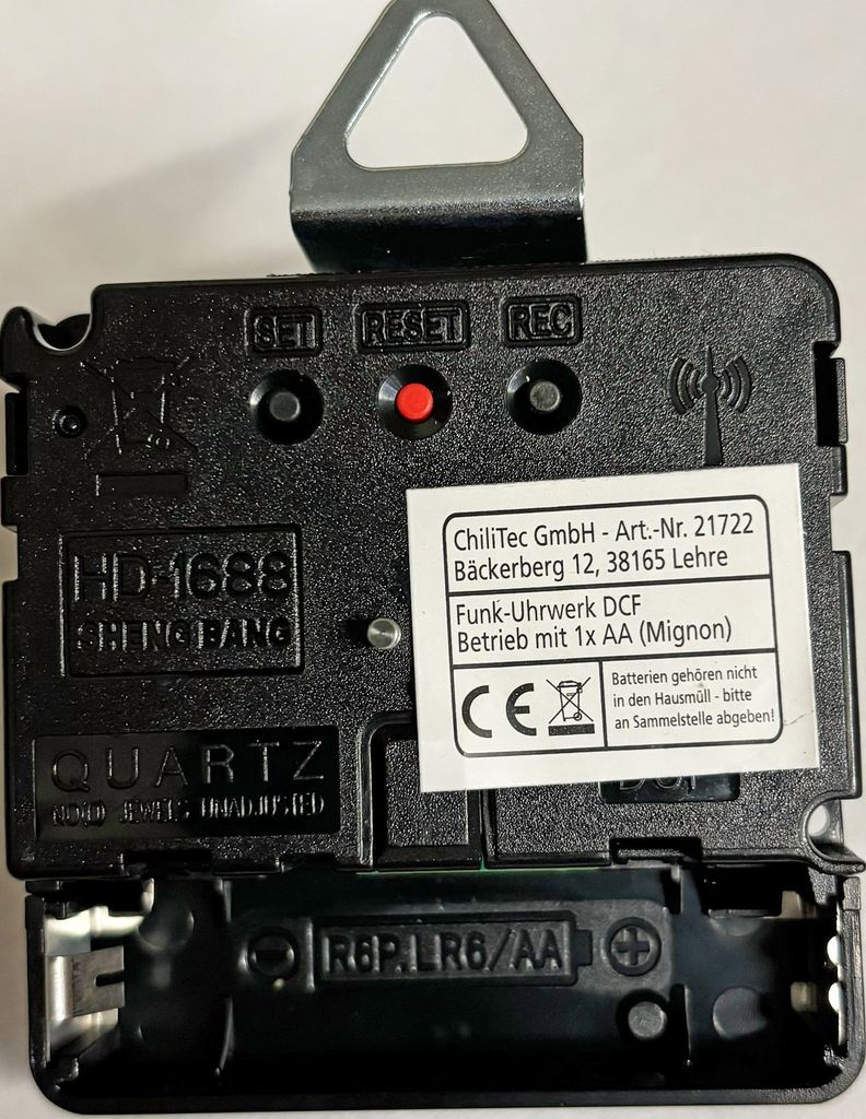 funk uhrwerk dcf