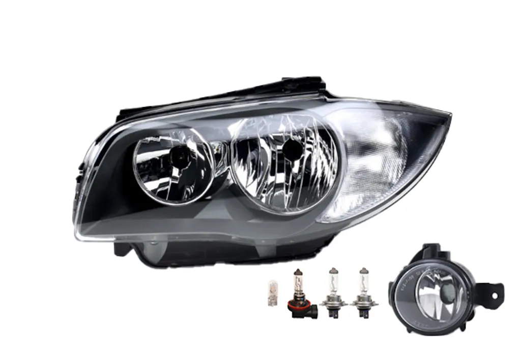 Johns, Fari alogeni adatti per BMW Serie 1 E81 E82 E87 E88 09-13 H7 L +fog+light 63117249649 7249649 63176924655 6924655