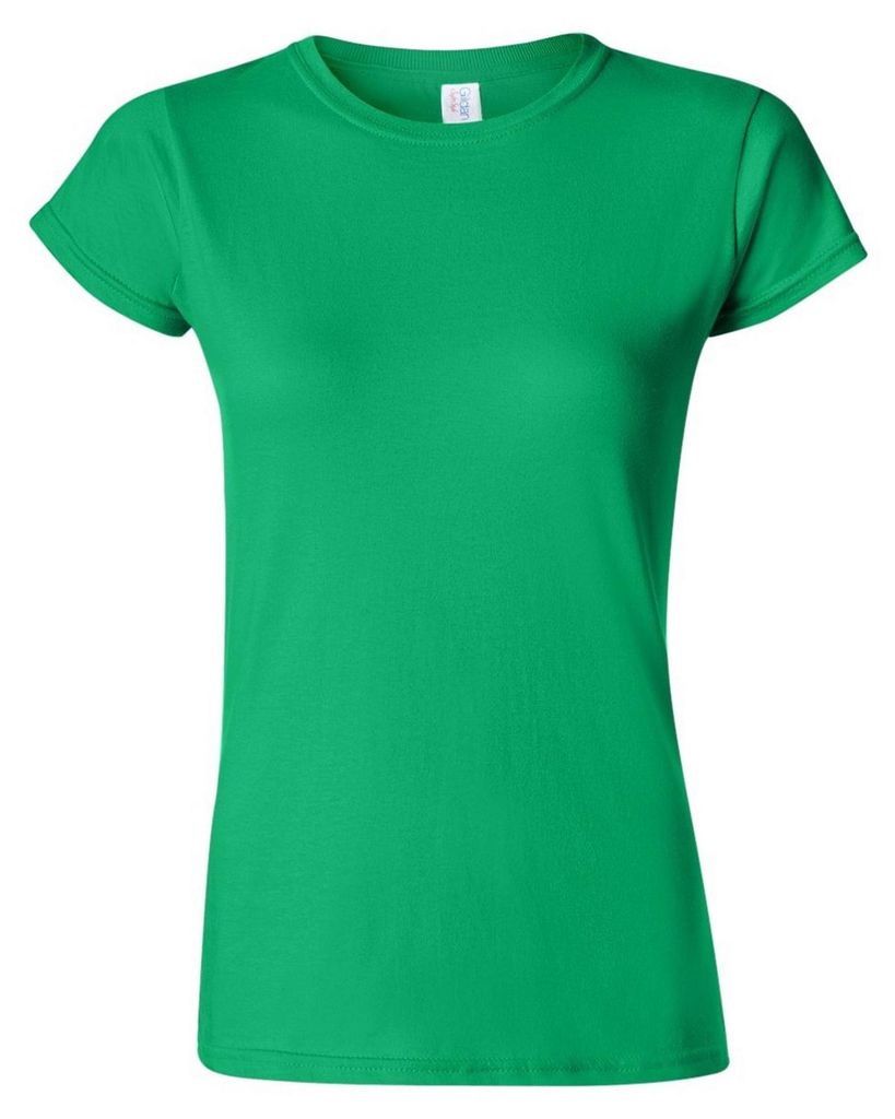 Gildan Damen Soft Style Kurzarm T-Shirt FK395 (XL) (Irisches Grün)