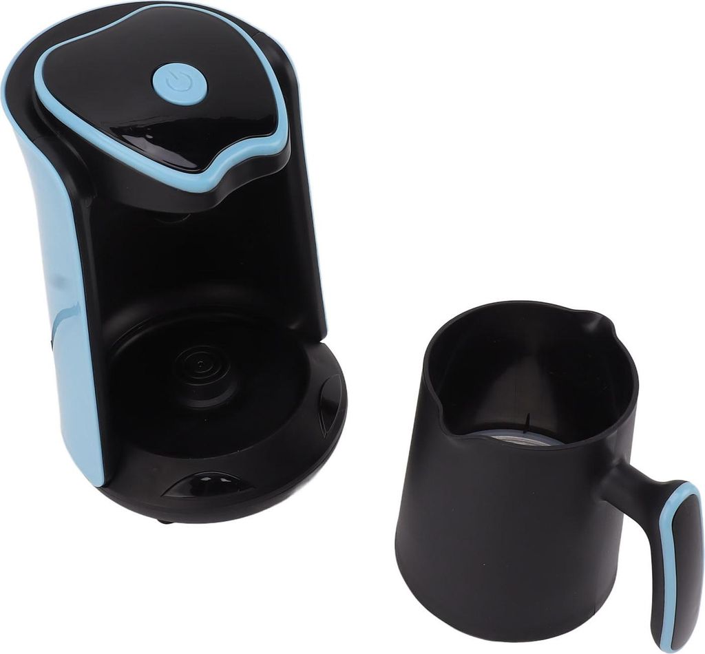 500ml Kaffeekanne Edelstahl Elektrische Thermokaffeemaschine für Büro Blau