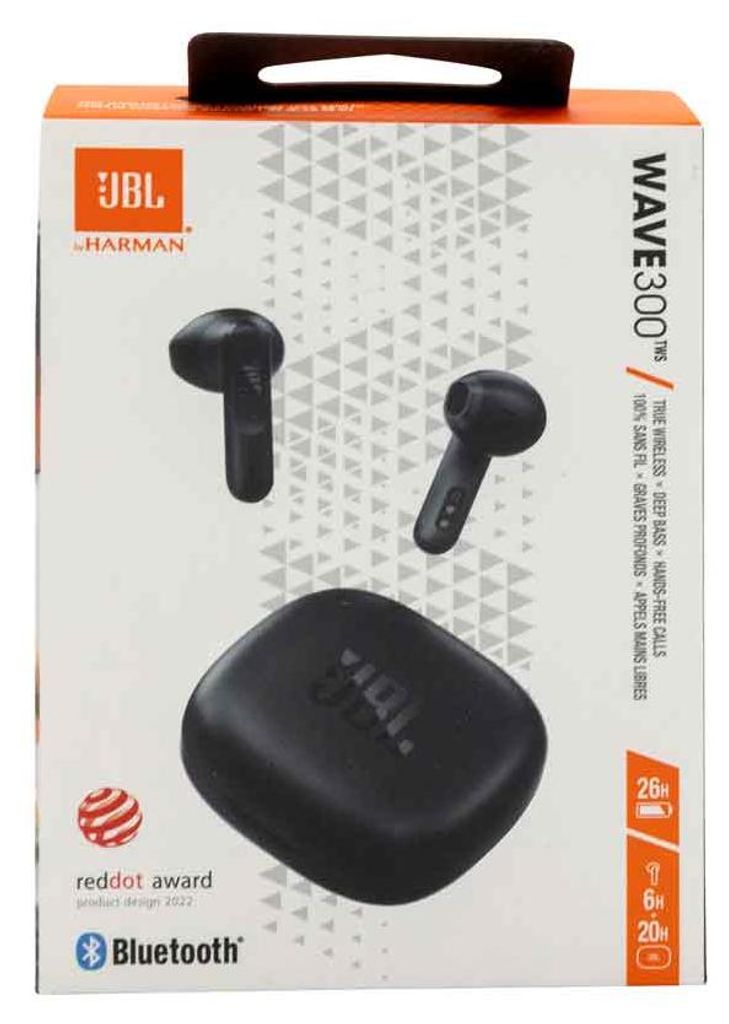 JBL Wave 300 TWS Wireless In-Ear Bluetooth Headset Black Produktbild 