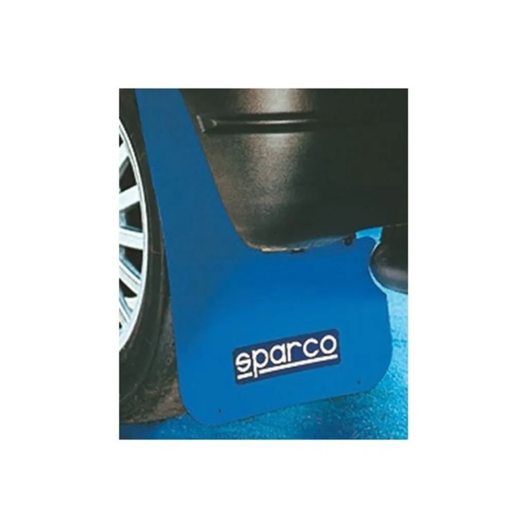 Sparco 03791AZ Paire de Bavettes Garde-Boue Universelles Bleues Racing