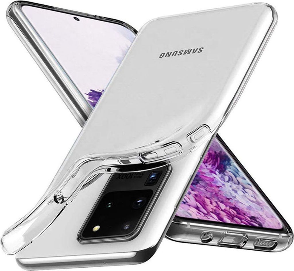 Schutzhülle Handy Hülle Samsung Galaxy S20 Ultra TPU Cover Tasche Case Silikon Klar | Anti-Gelb Bumper Case | Transparent