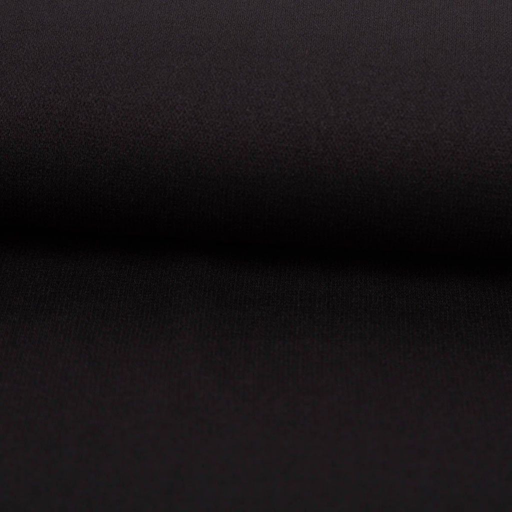 Futterstoff Meterware für Badeanzugstoffe uni schwarz 150cm Produktbild 