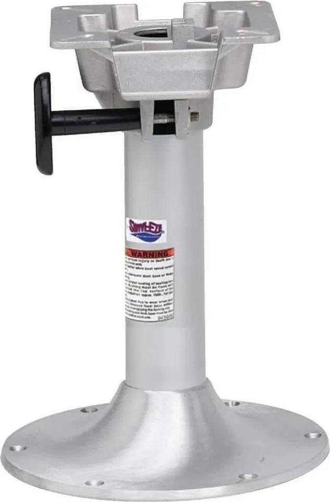 Embase de siège Attwood 238913LS1 robuste 30cm pour montage sur pont