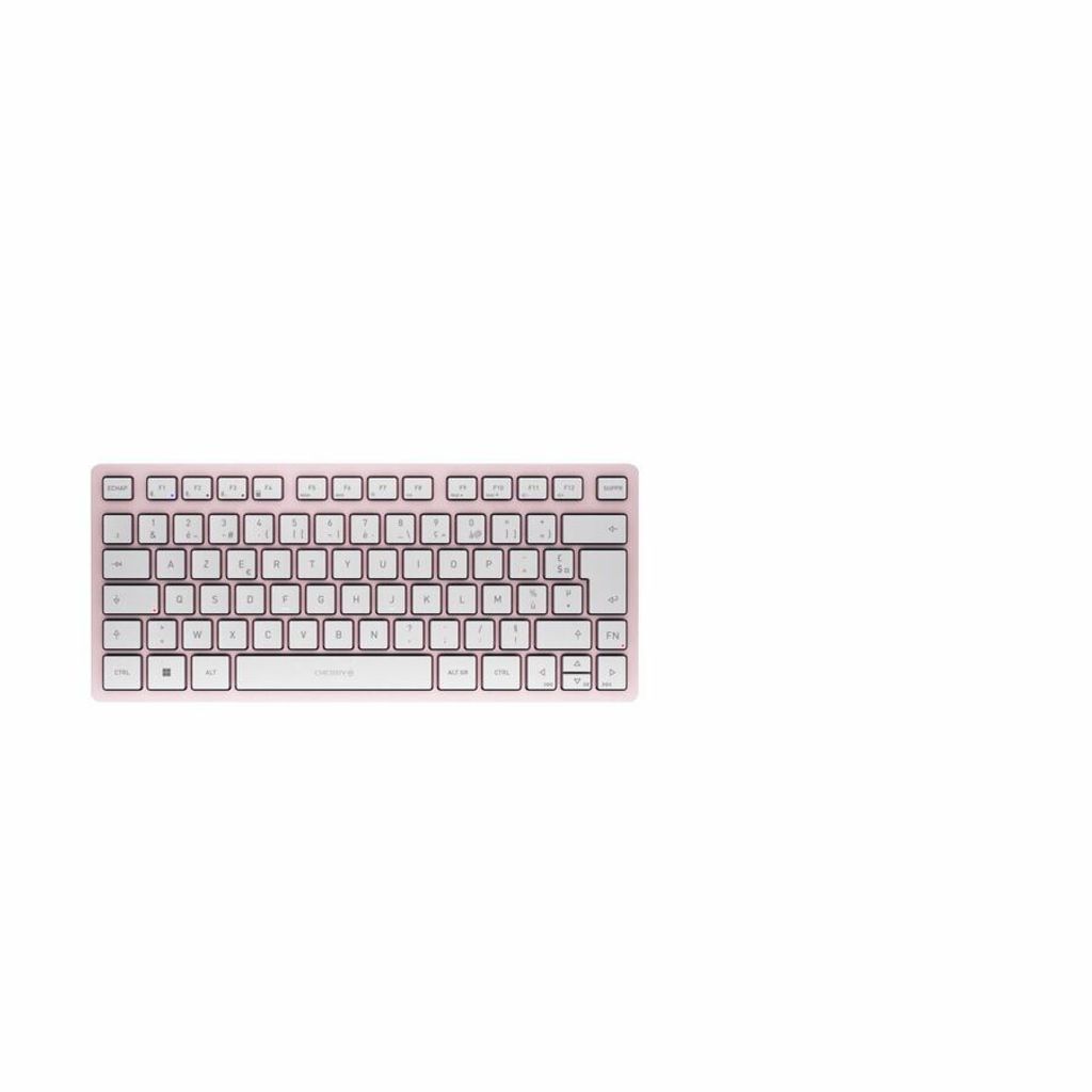 CHERRY KW 7100 MINI BT Tastatur Bluetooth AZERTY Französisch Pink (JK-7100FR-19)