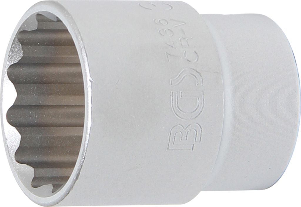 BGS 7436 Steckschlüssel-Einsatz, 20 (3/4), 12-kant, 36 mm