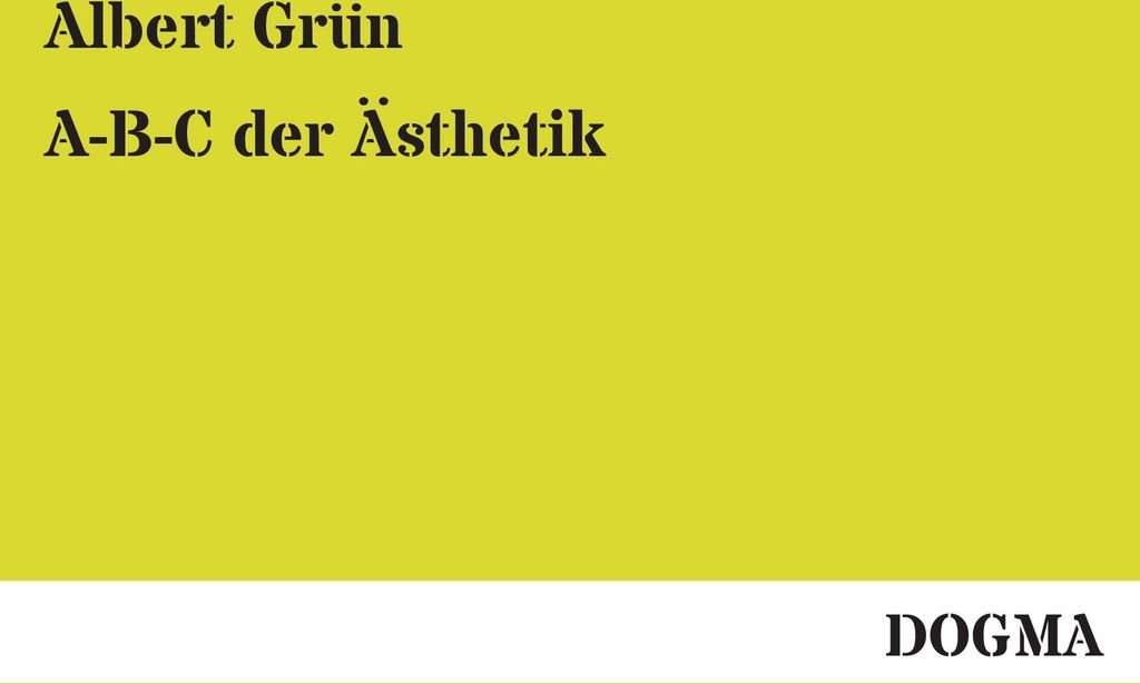 A-B-C der Ästhetik