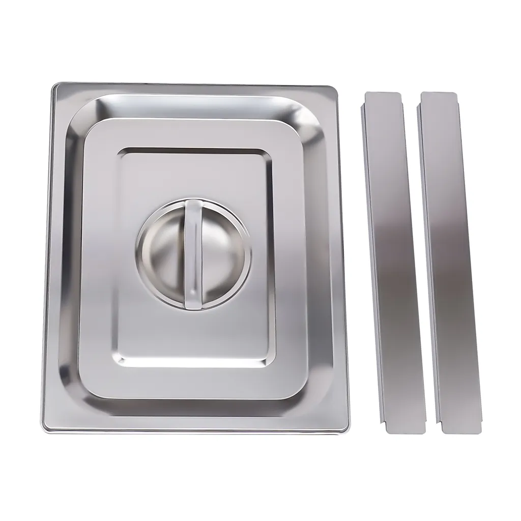 Chauffe-buffet Électrique Professionnel - Chafing Dish Inox avec Vitre