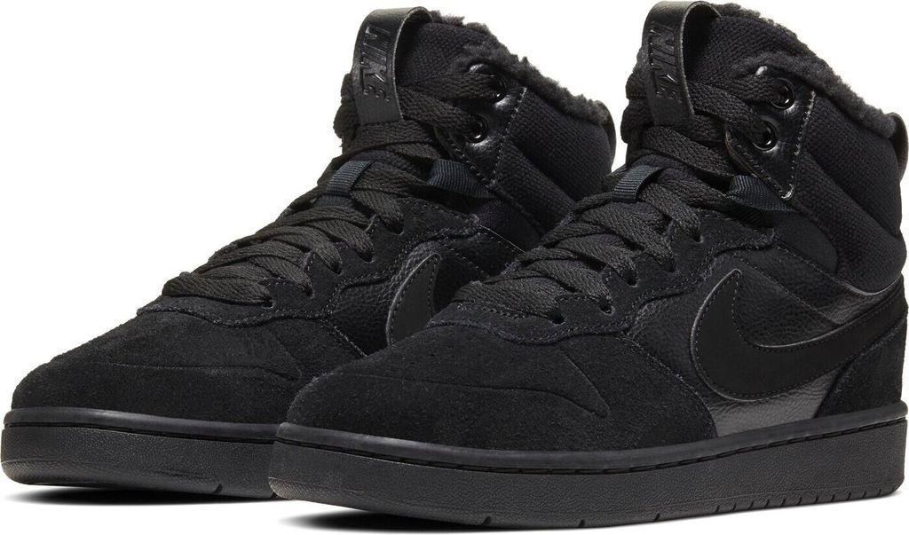 Nike Court Borough Mid 2 BLACK/BLACK-BLACK 35.5