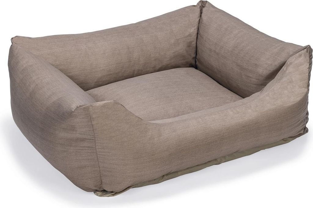 Beeztees Hundebett Sofixa taupe, Maße: 80 x 70 x 25 cm Produktbild 