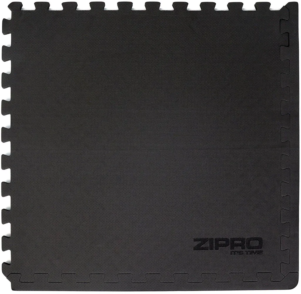 Tapis de protection ZIPRO Puzzle Lot de 4 en Mousse EVA Noir 12 mm
