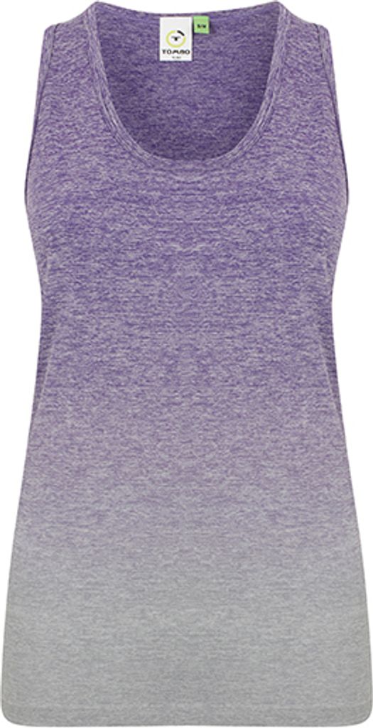 Tombo Damen Fade-out Weste Tank Top TL302 purple - light Produktbild 