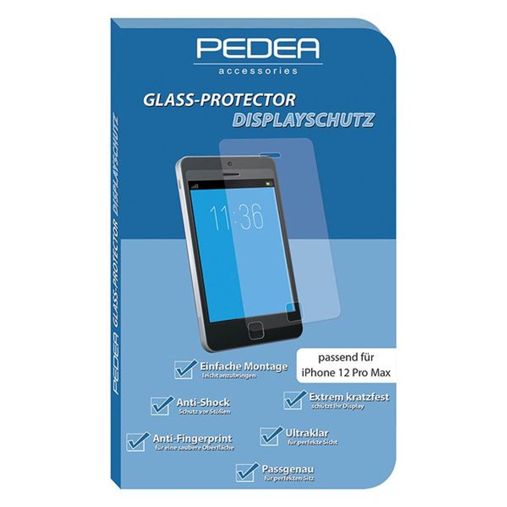 PEDEA Display-Schutzglas Apple iPhone 12 Pro Max
