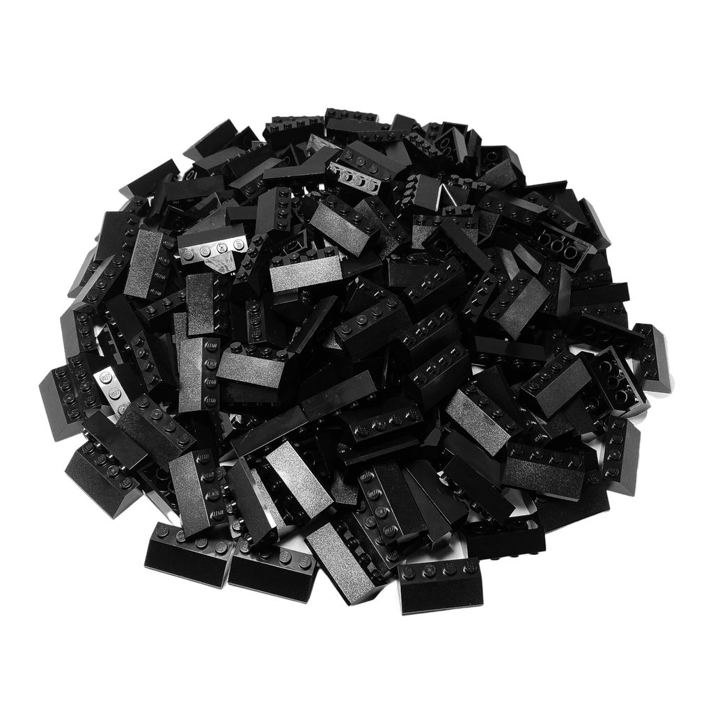 LEGO 2x4 Dachsteine Dach Schwarz für Dach - 3037 NEU! Menge 250x