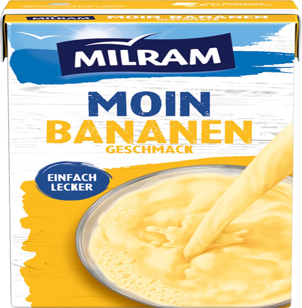 Milram Moin Type Banane Boisson lactée mélangée avec Image du produit 