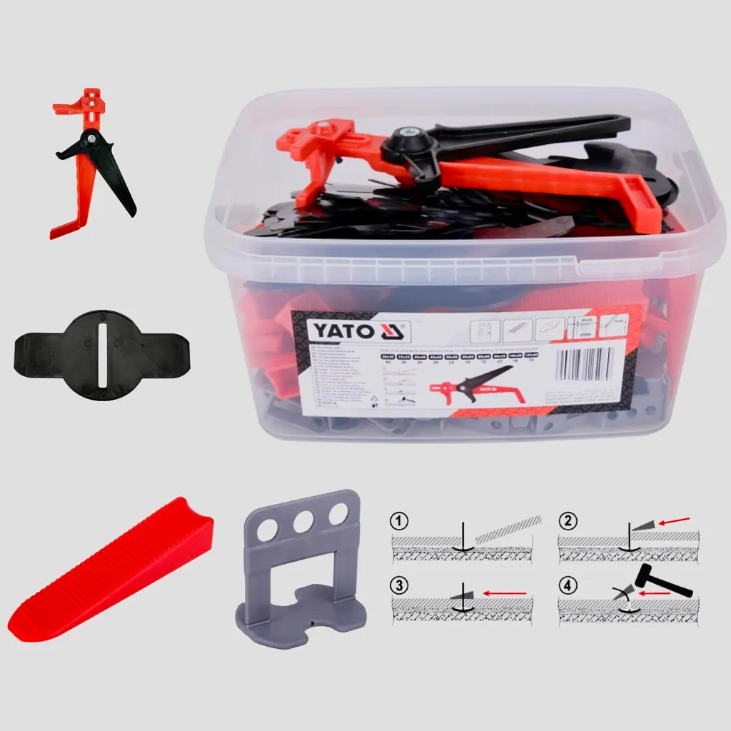 OFFERTA Kit Livellamento Piastrelle 1mm - Stop Gradini, Posa Perfetta!