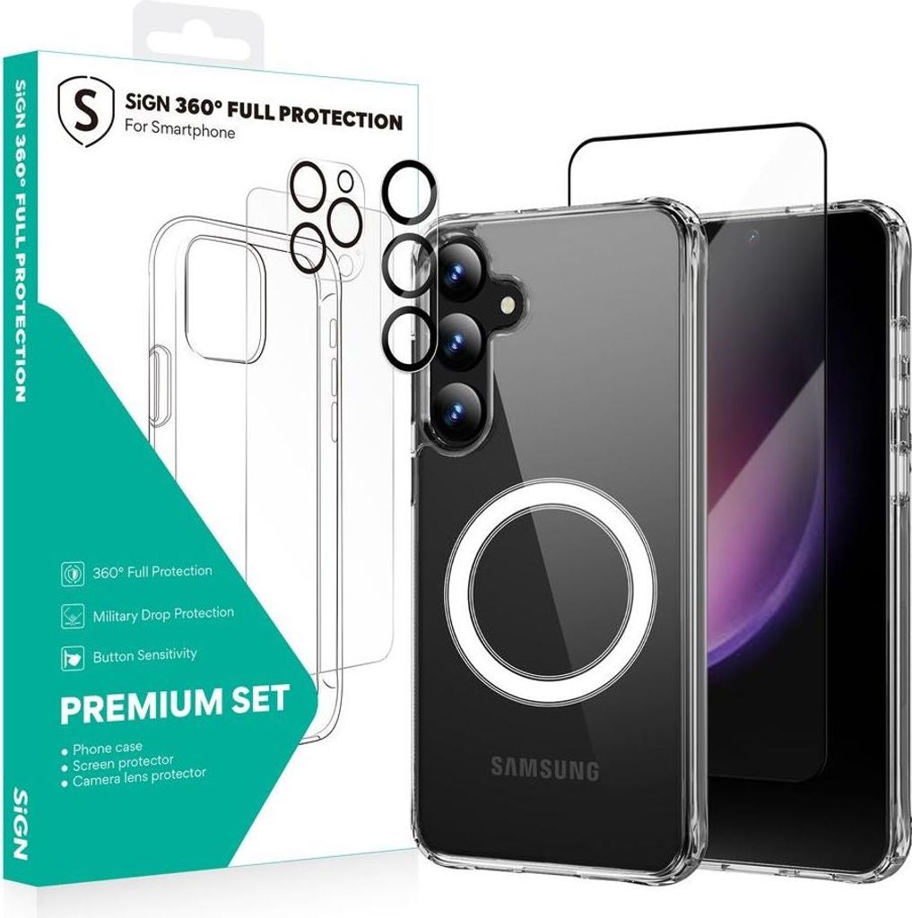 360 Komplettschutzpaket für Samsung Galaxy S24