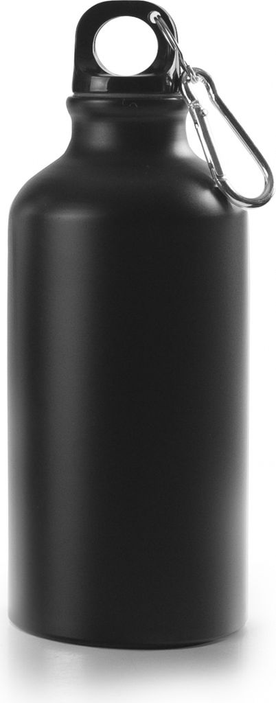 Wanderwasserflasche, Ibili-Hidration Alu, Aluminium, 500 ml, schwarz