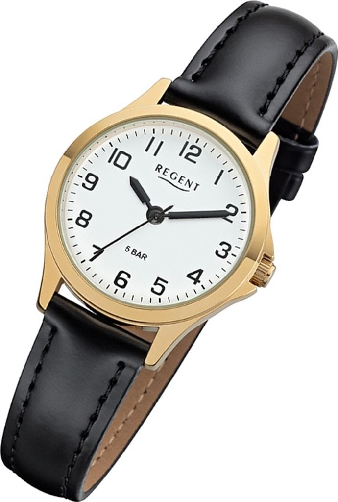 A close-up studio shot of a women's wristwatch.