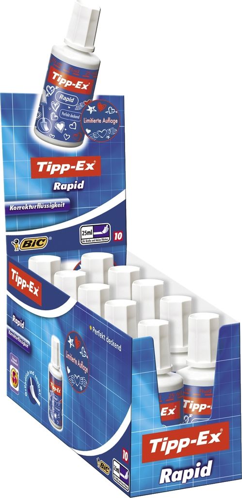 TIPP-EX Rapid, 20 ml, Niebieski, Biały Zdjęcie produktu 
