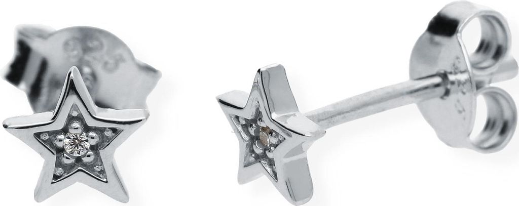 JuwelmaLux Stern Ohrstecker 925 Silber JL39-06-0167
