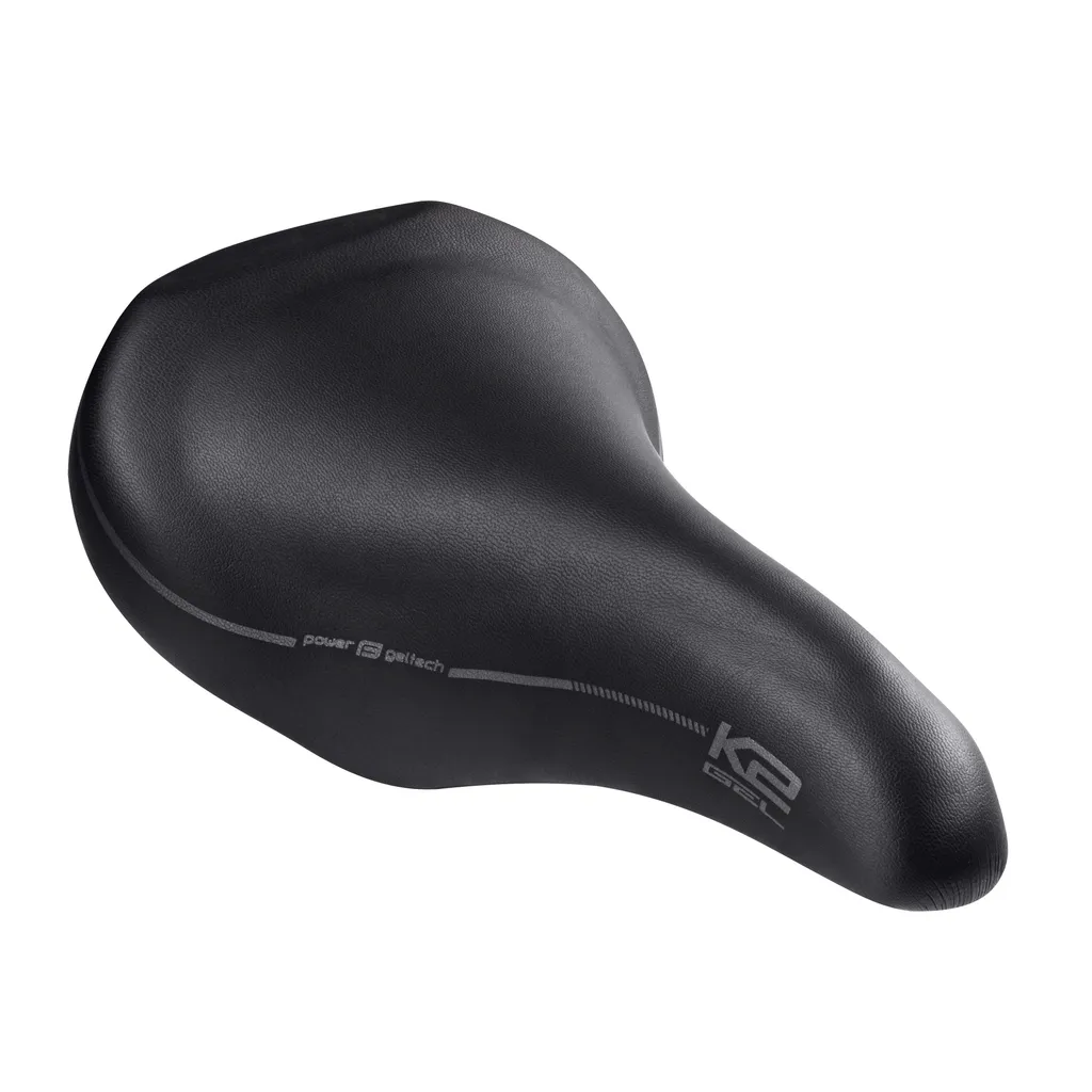 Selle FORCE K2 GEL Idéale pour Sorties Longues et Cyclotourisme Noir