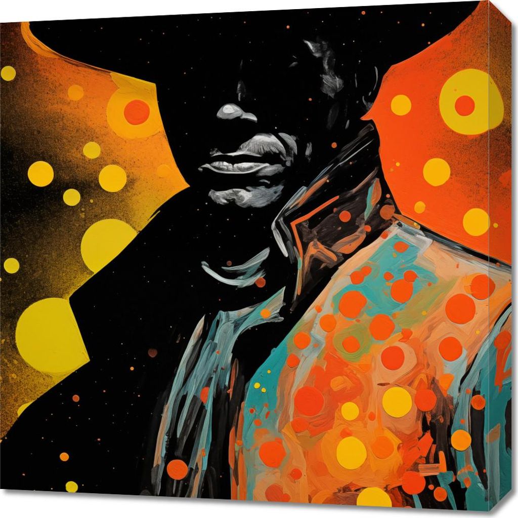Bild 60x60cm Cowboy des Weltraums