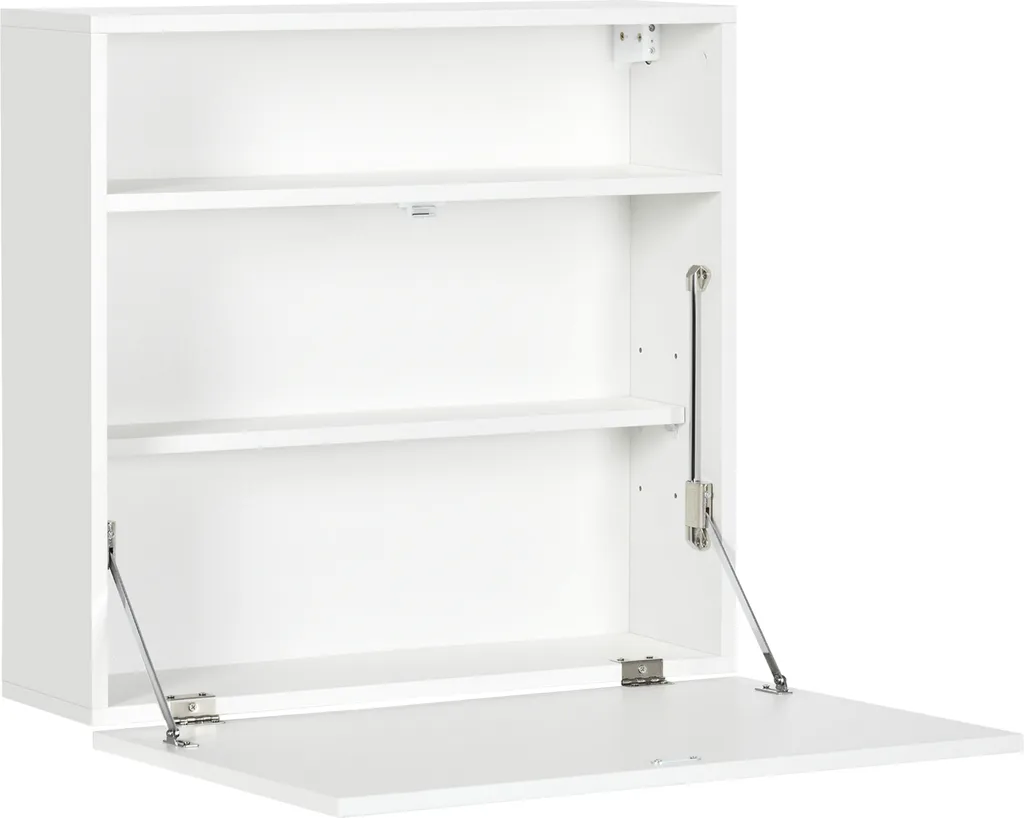 Bureau mural gain de place blanc fini le désordre avec ce bureau pliable