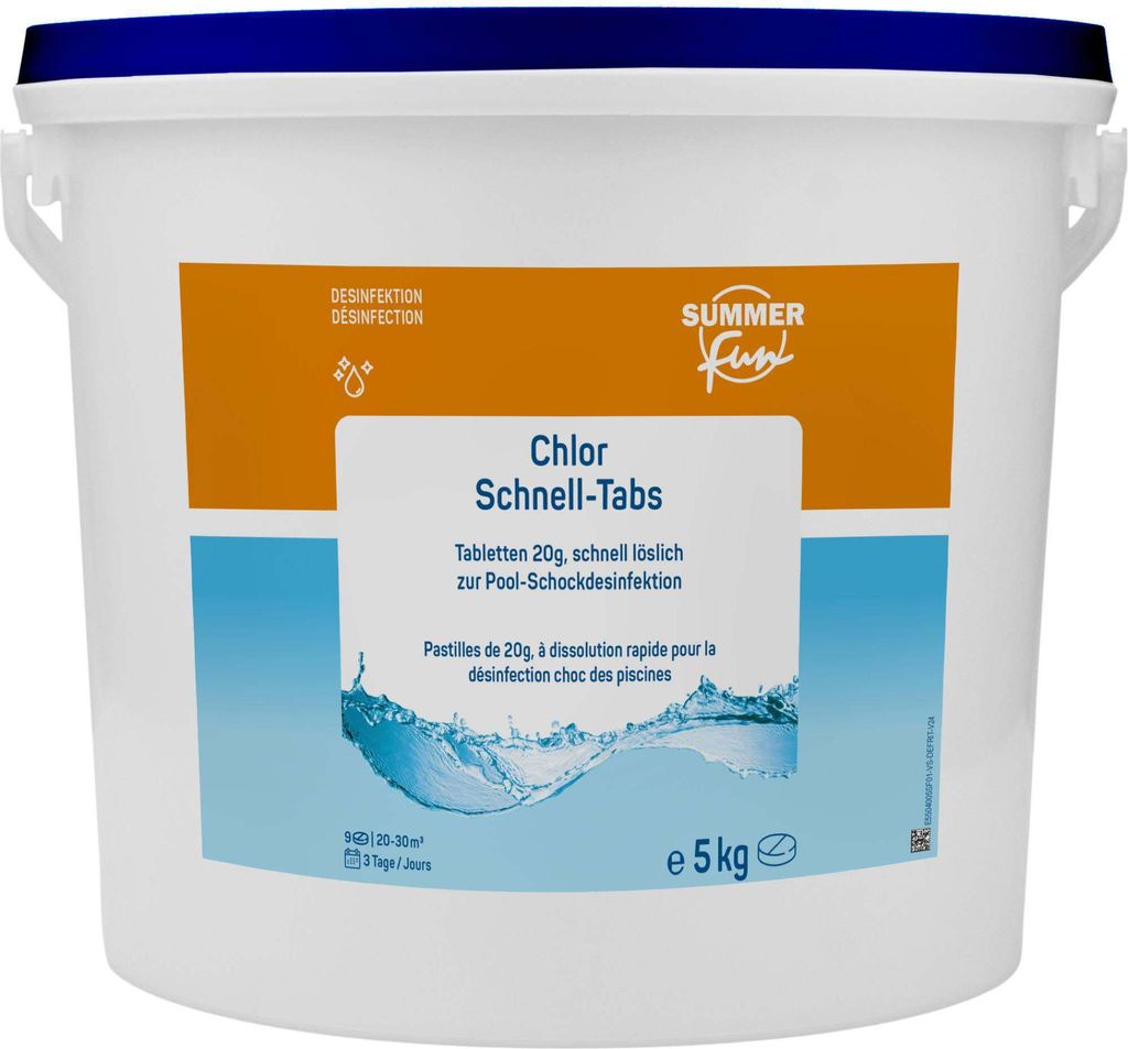Summer Fun Chlor Schnell-Tabs 20 g - 5 kg Produktbild 