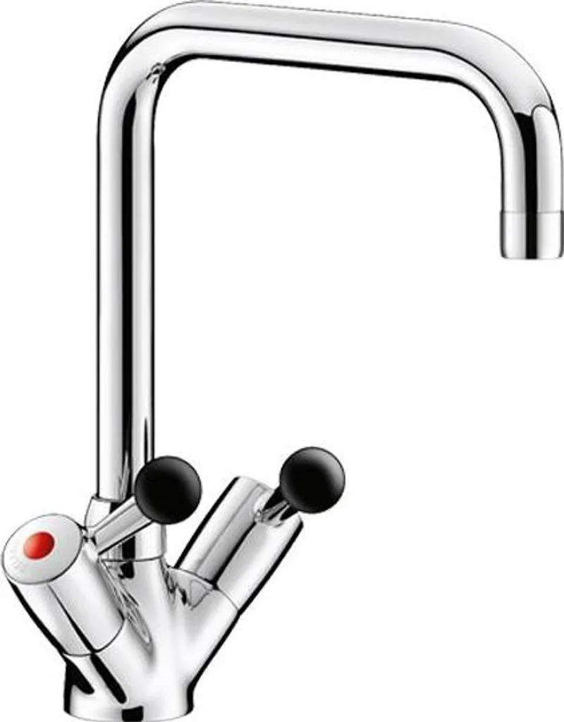 Robinet mélangeur évier professionnel débit 45l/min Delabie L200