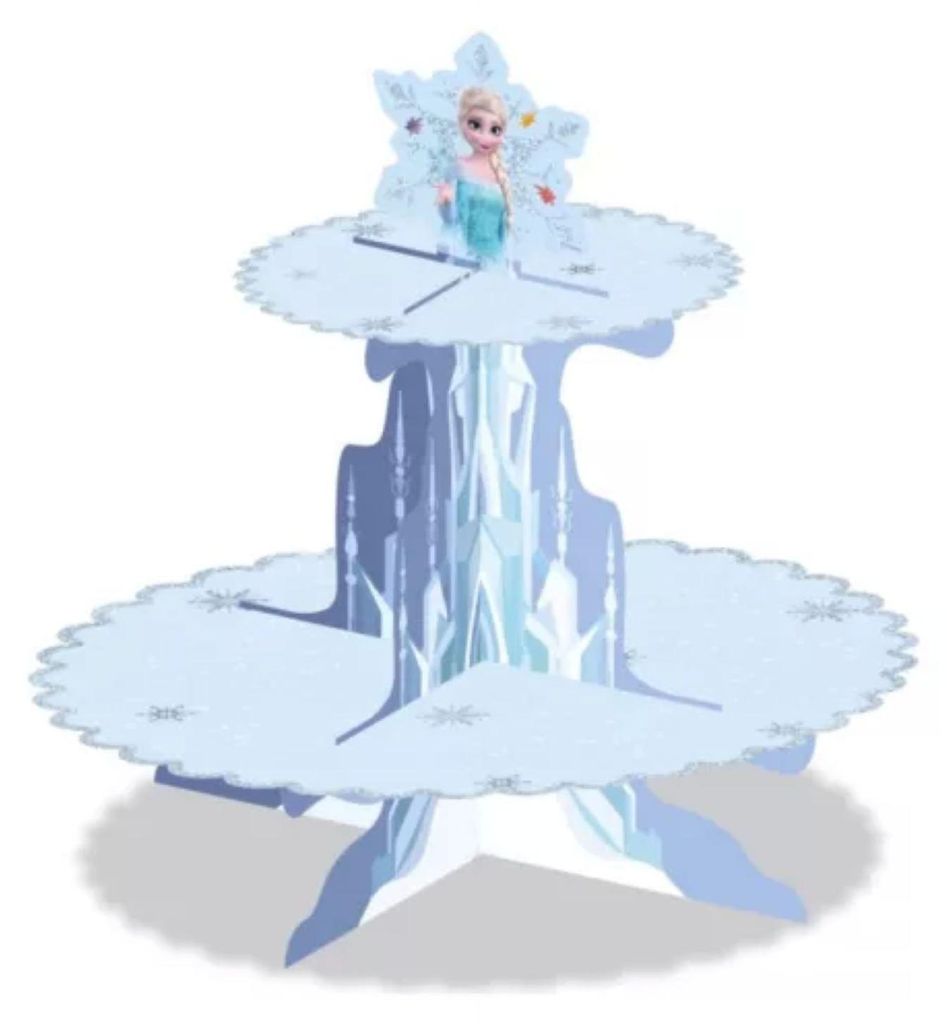 "Frozen Idyllic Wonder" Partydeko Artikel Variante: Cupcake-Ständer Papier | 27,5x25 cm
