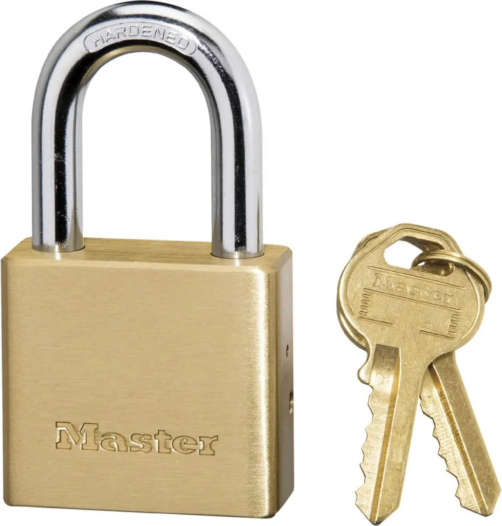 Cadenas de sécurité en laiton 50mm Master Lock pour portails et remises