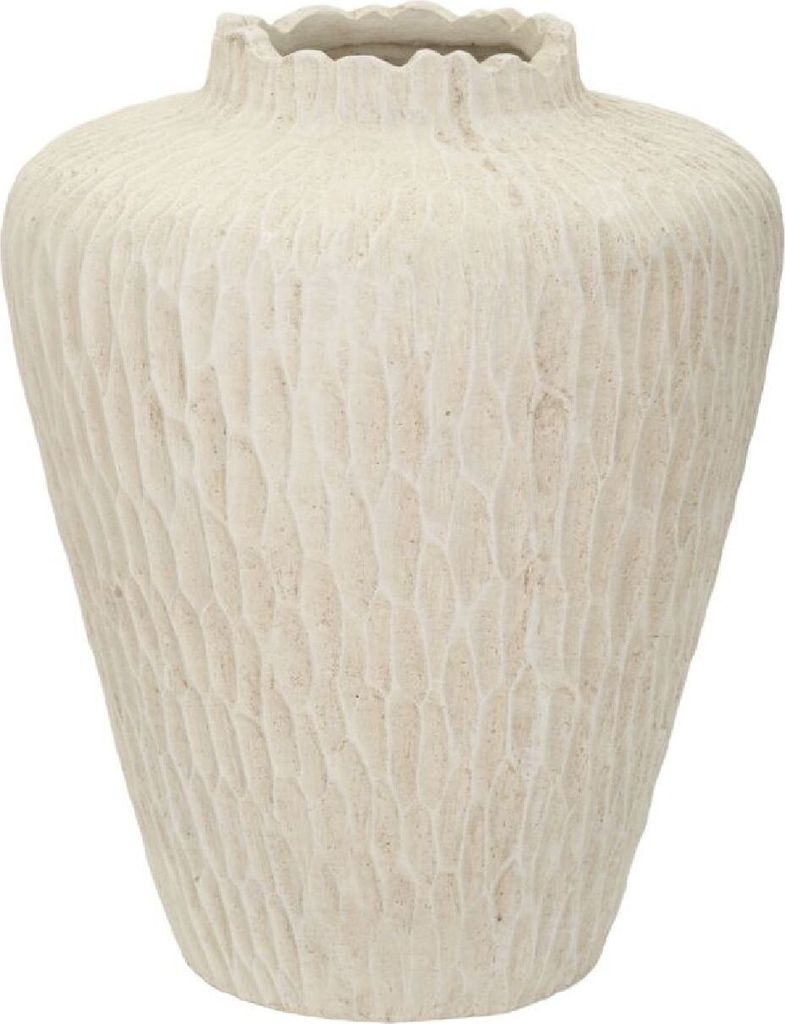 Mauro Ferretti Vase Schatten Ø 32x40 cm creme