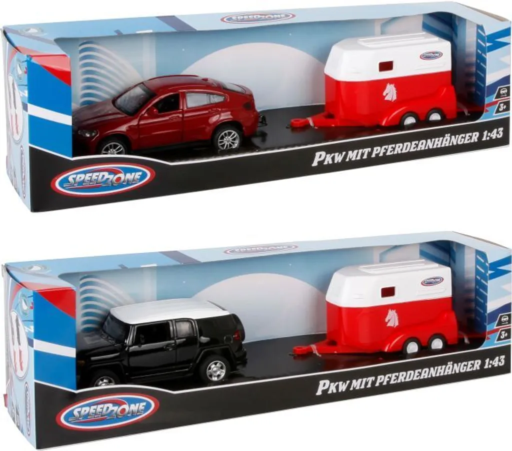 Transportez vos figurines avec le véhicule et remorque chevaux MW D/C 1:43