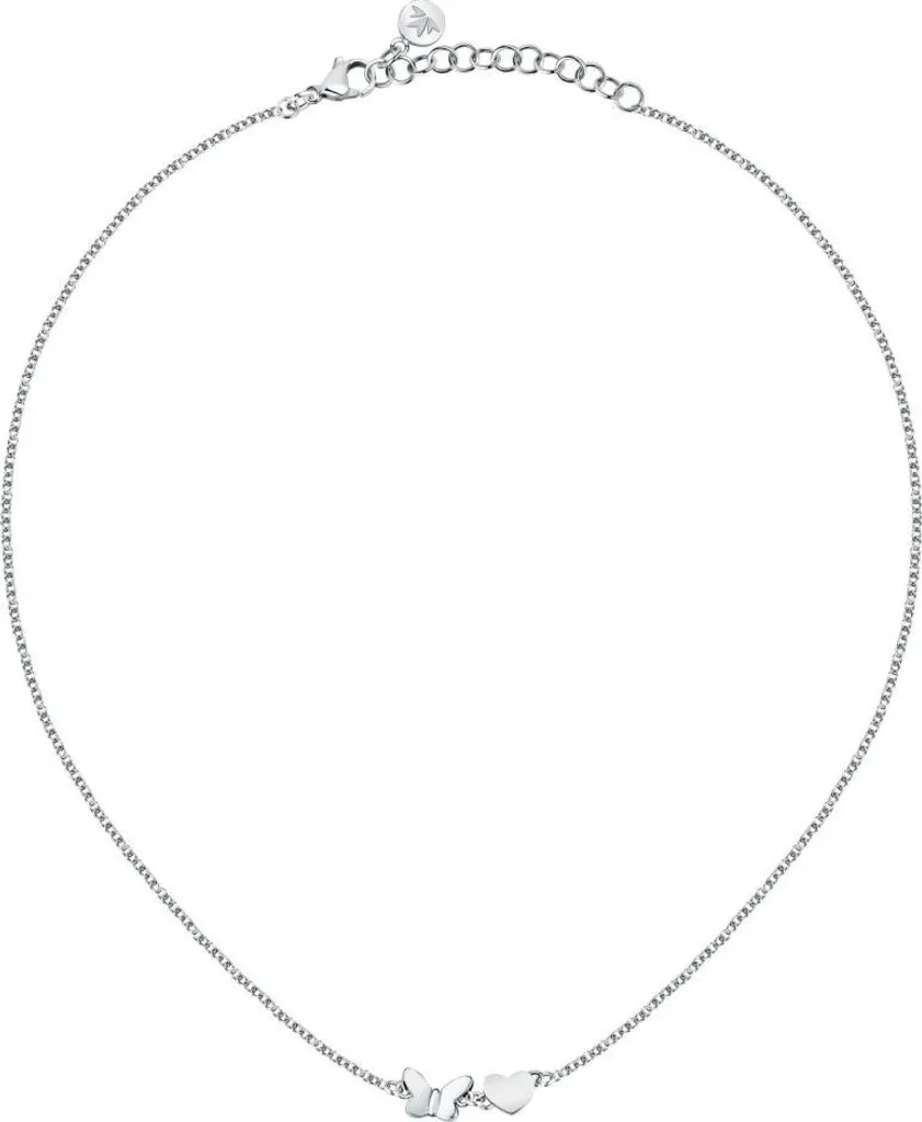 Collier Passioni SAUN32 en acier argenté : finesse et haute résistance