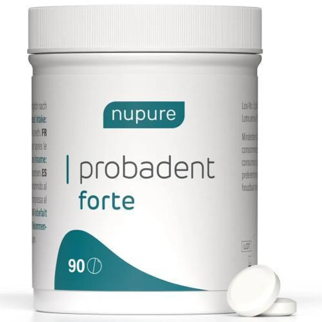 Nupure Probadent Forte - 3 Souches + 5 Mds UFC - 90 Comprimés à Sucer