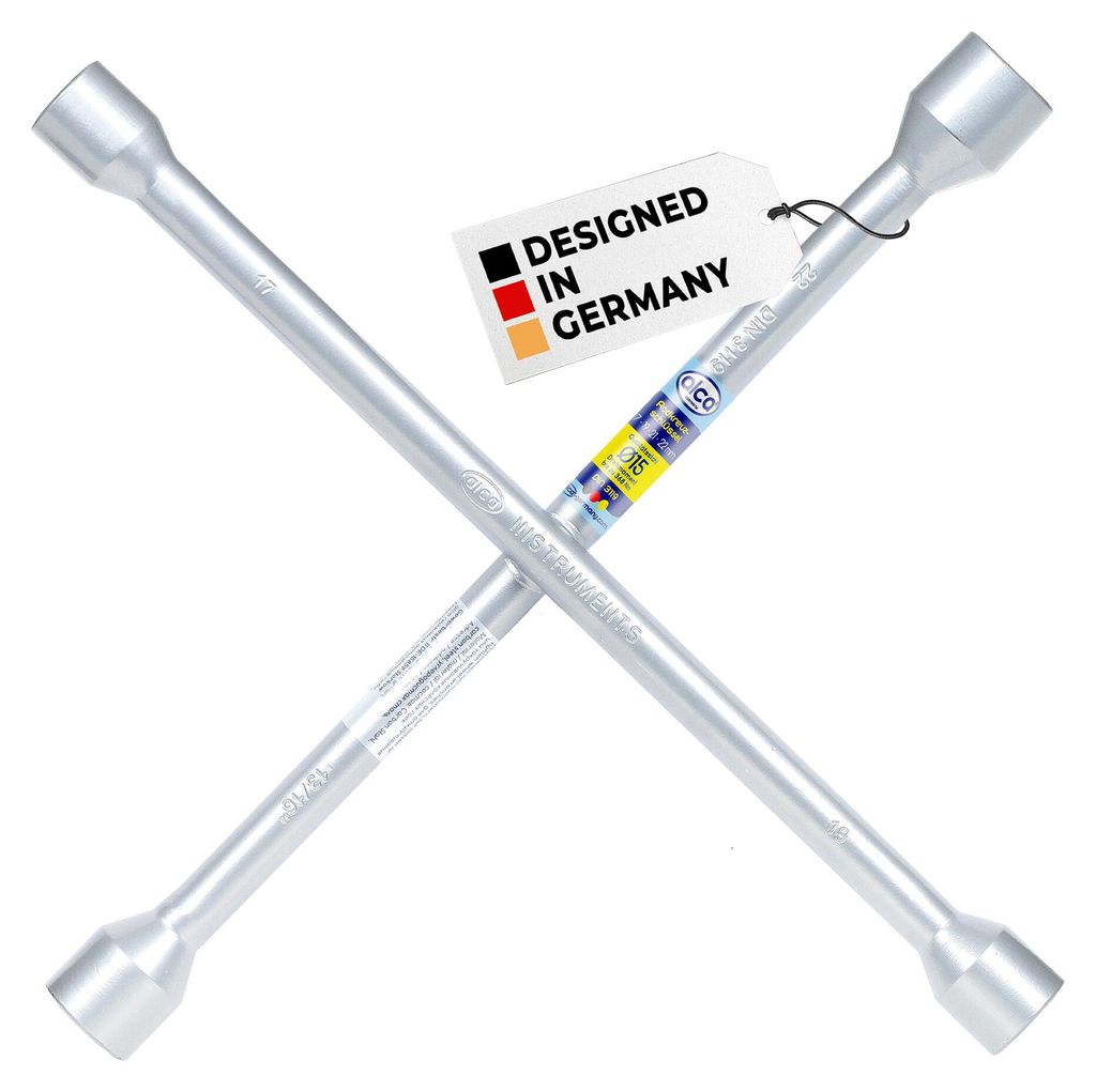 alca® Radkreuzschlüssel mit 17-19-21-22 mm Schlüsselweiten Produktbild 