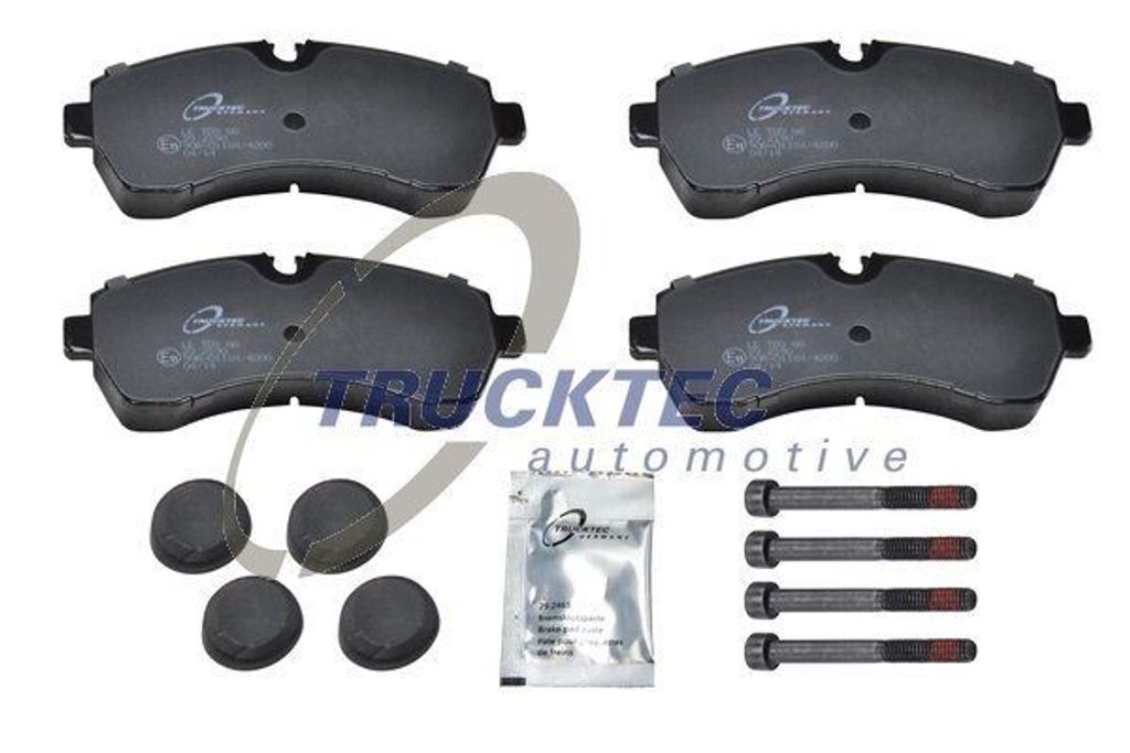TRUCKTEC AUTOMOTIVE Bremsbeläge Satz Vorne Bremsklötze für VW CRAFTER 30-50 Kasten (2E) 02.35.201