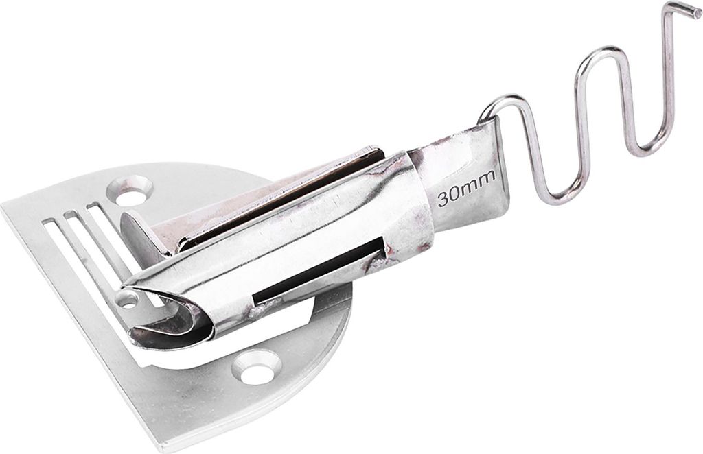 Faltsäumer aus dickem Material, Leder-Ordner für industrielle Nähmaschinen mit Fußfuß, 30 mm