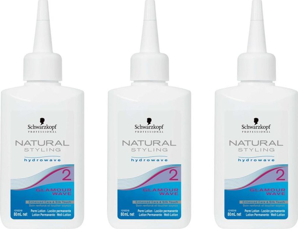 Natural Styling Hydrowave Glamour 2 3x80 ml