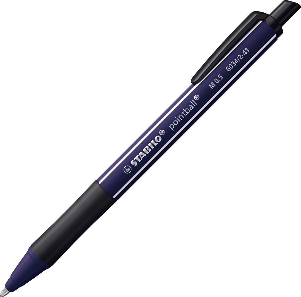 STABILO Kugelschreiber pointball NatureCOLORS Wildflowers preußischblau Schreibfarbe blau
