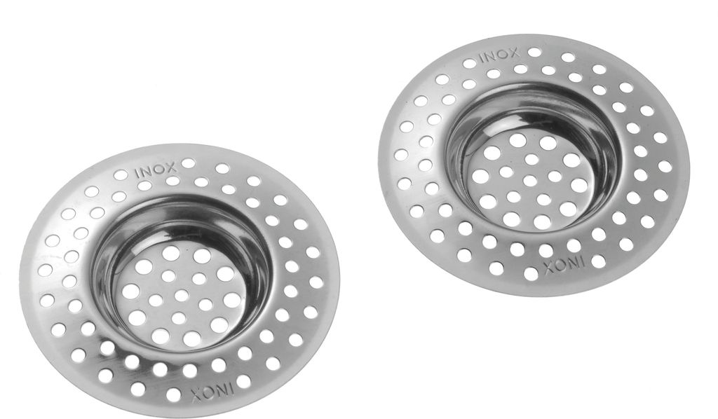 Westmark 2 Abfluss-Siebe Ø 7 cm Edelstahl