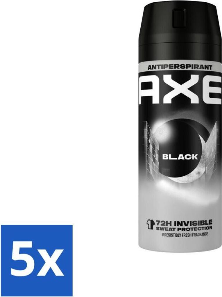 Ax Antitranspirant Spray Schwarz 150 ml - Vorteilspack - 5 Produktbild 
