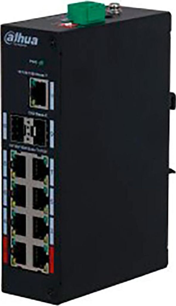 Šakotuvas Jungiklis|DAHUA|PoE jungtys 8|PFS3211-8GT-120-V2 Obrázok produktu 