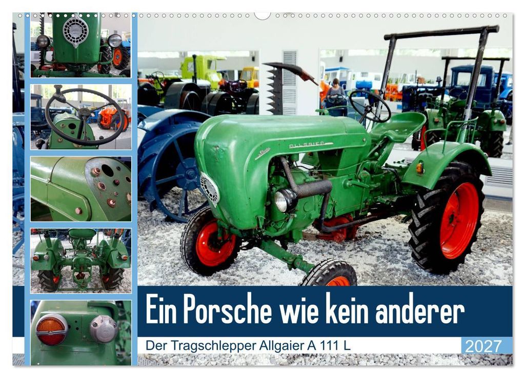 Ein Porsche wie kein anderer - Der Tragschlepper Allgaier A 111 L (Wandkalender 2027 DIN A2 quer), CALVENDO Monatskalender