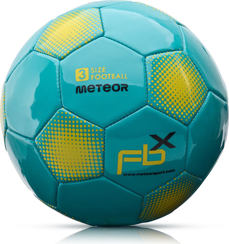 Piłka nożna Meteor FBX 3 niebieski Zdjęcie produktu 