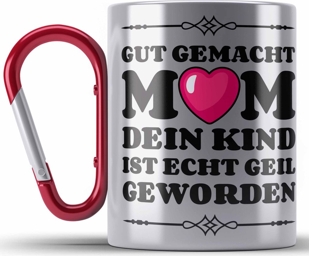 Trendation - Mama Geschenk Muttertagsgeschenk Edelstahl Produktbild 